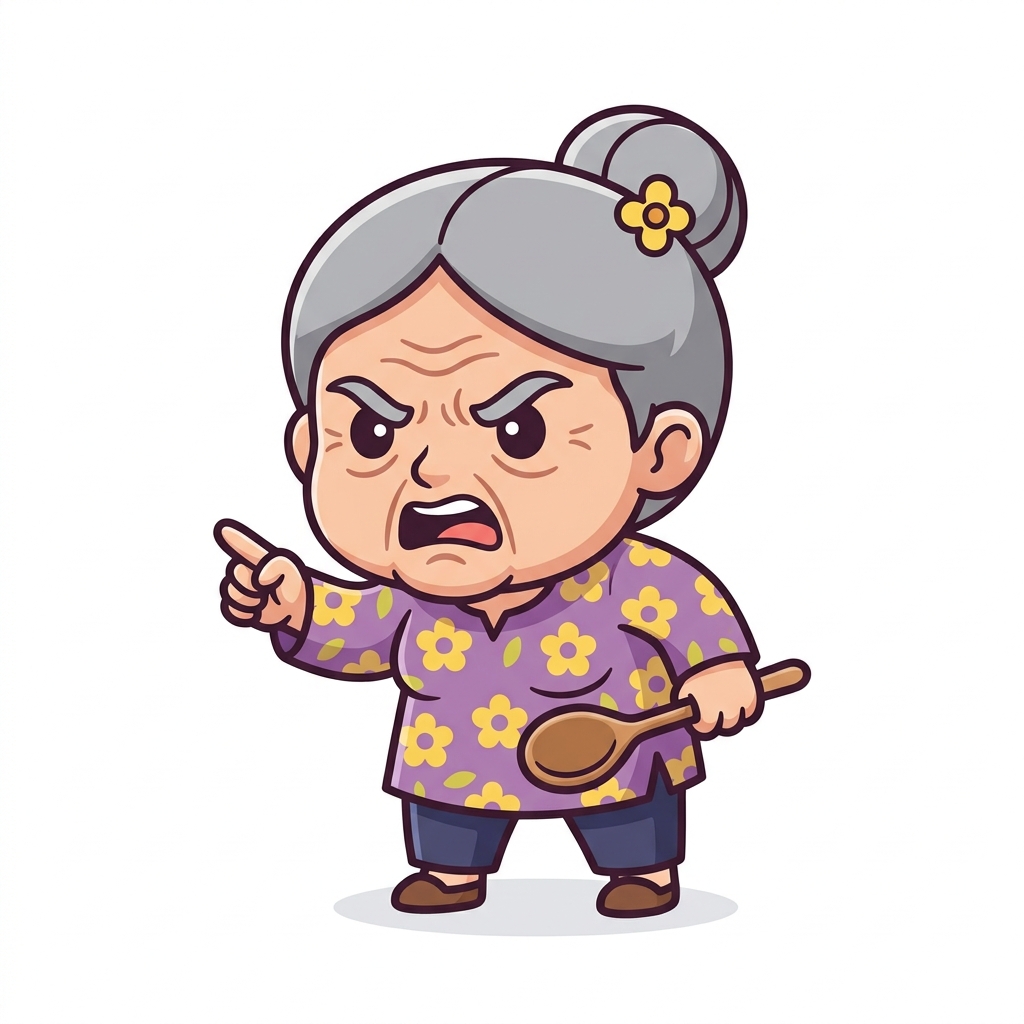 Abuela Enojada